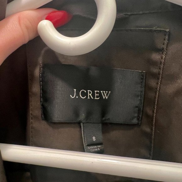 J. Crew Green Waxed Cotton Field Jacket - Picture 3 of 11